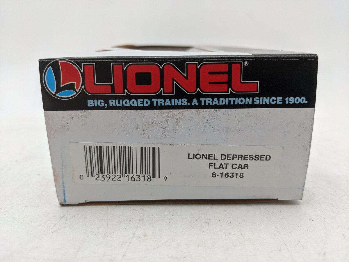 Lionel 6-16318 O Gauge Lionel Lines Depressed Flatcar with Cable Reels EX/Box