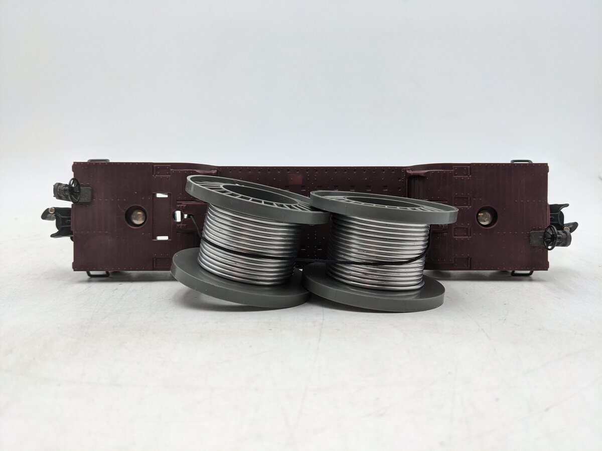 Lionel 6-16318 O Gauge Lionel Lines Depressed Flatcar with Cable Reels EX/Box