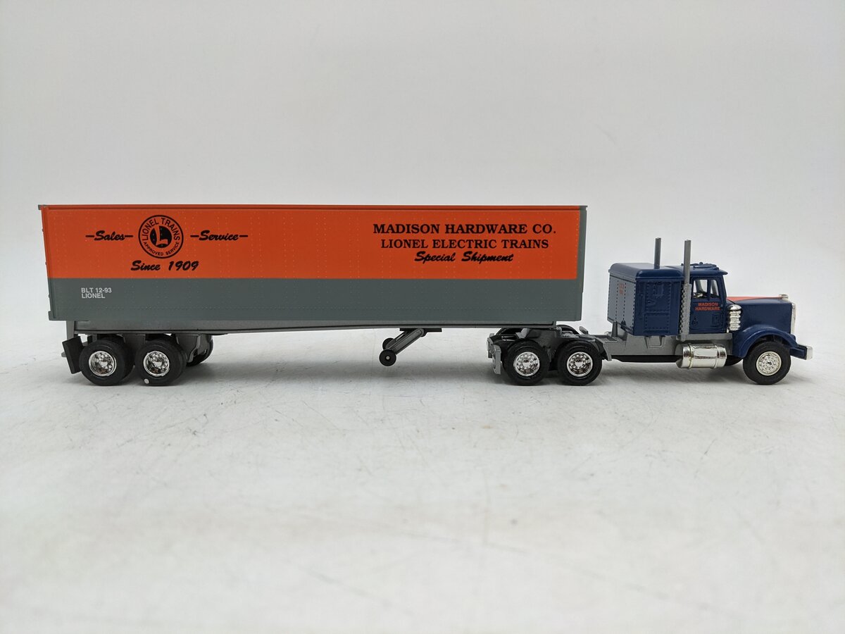 Lionel 6-52025 O Madison Hardware LCCA 1993 Special Edition Tractor & Trailer EX/Box