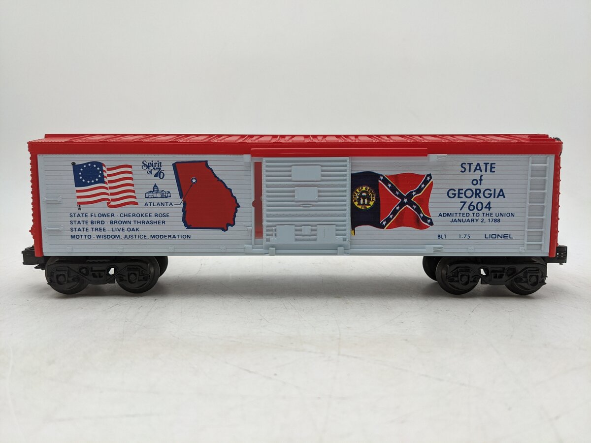 Lionel 6-7604 O Gauge State of Georgia Boxcar #7604 EX/Box