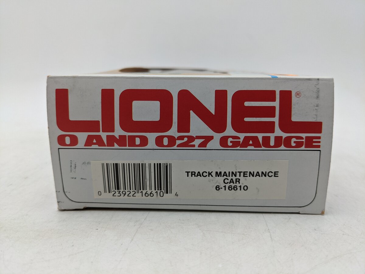 Lionel 6-16610 O Gauge Track Maintenance Car #16610 EX/Box