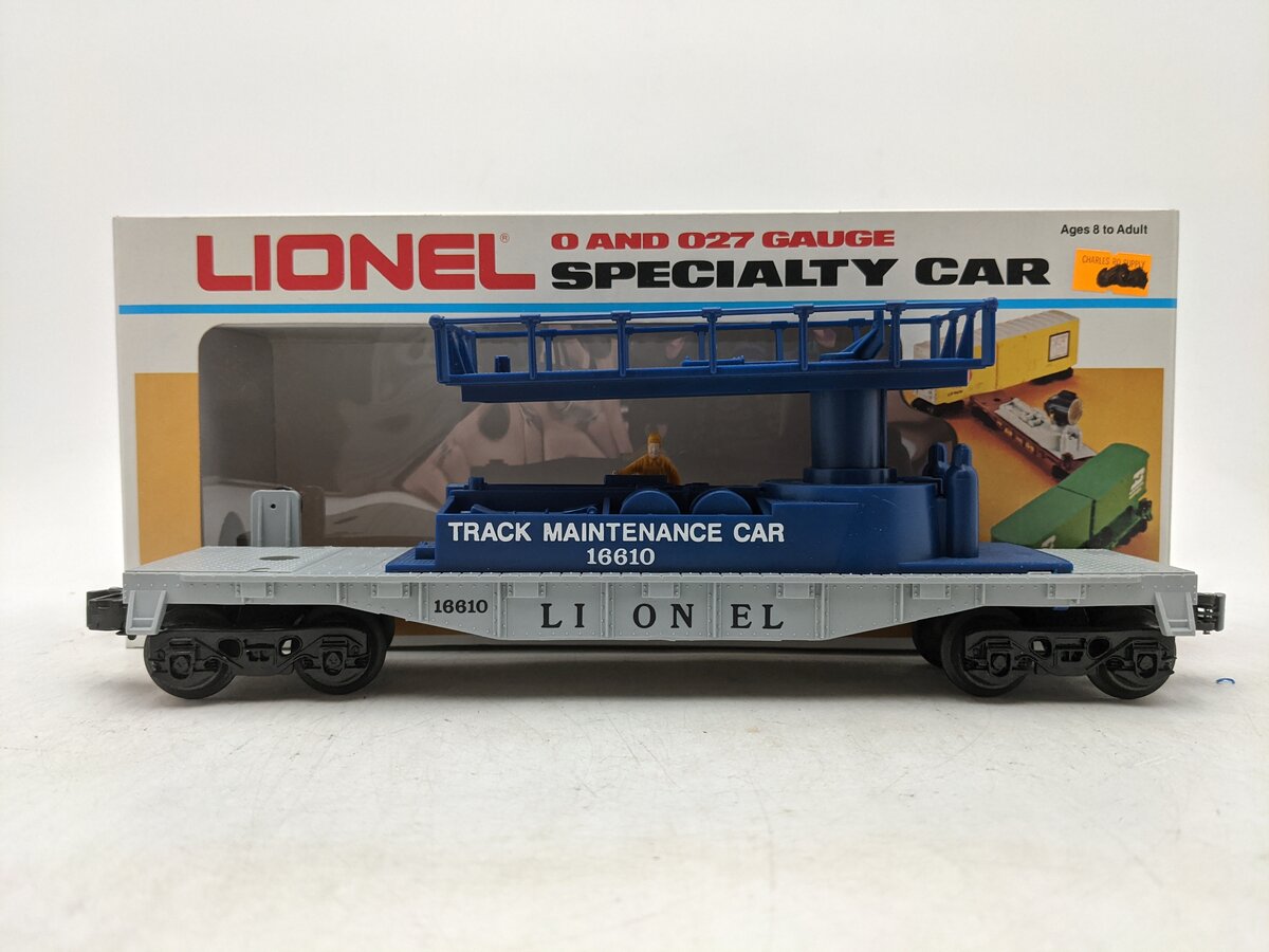 Lionel 6-16610 O Gauge Track Maintenance Car #16610 EX/Box