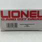 Lionel 6-16610 O Gauge Track Maintenance Car #16610 EX/Box