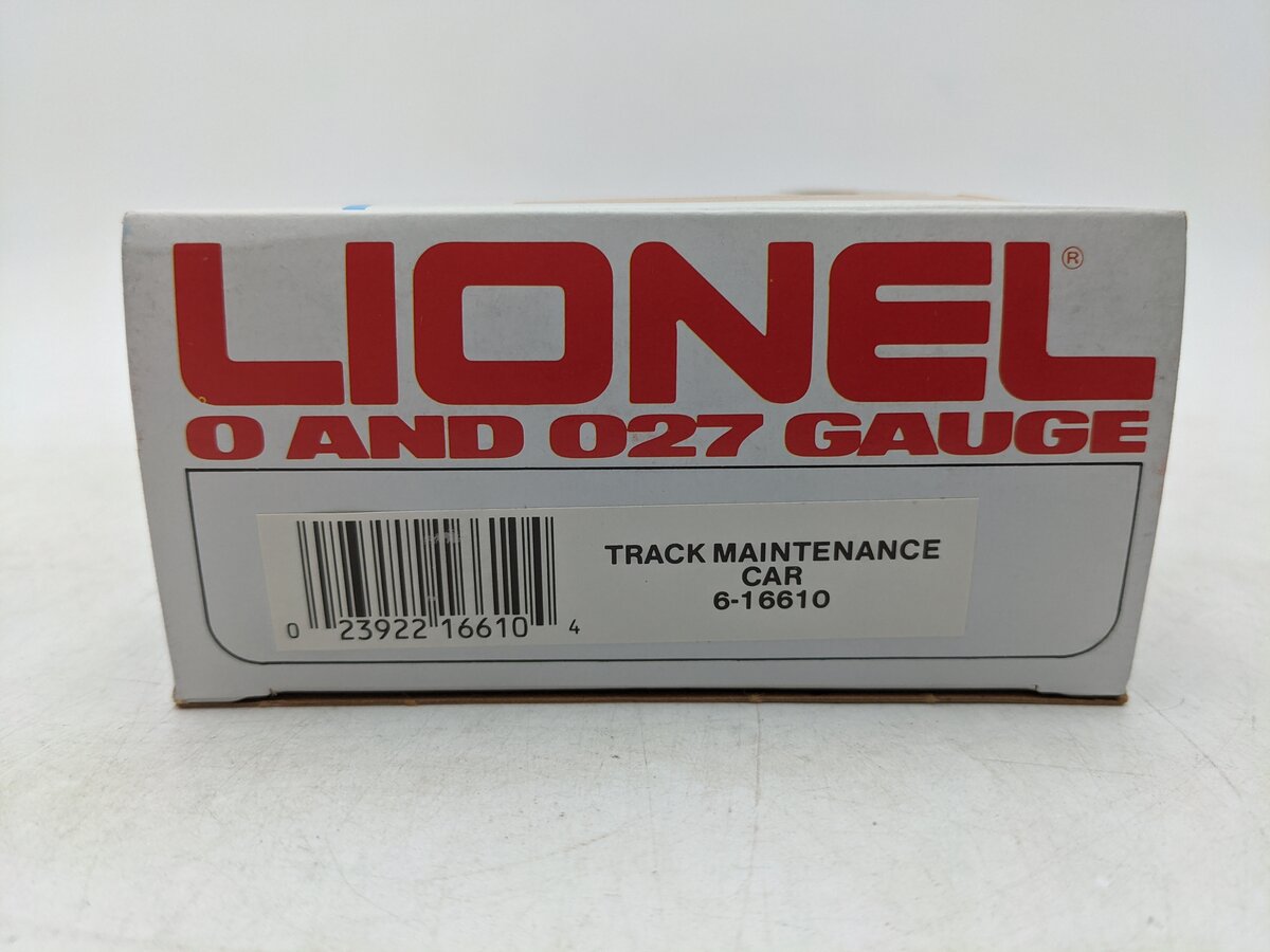 Lionel 6-16610 O Gauge Track Maintenance Car #16610 EX/Box