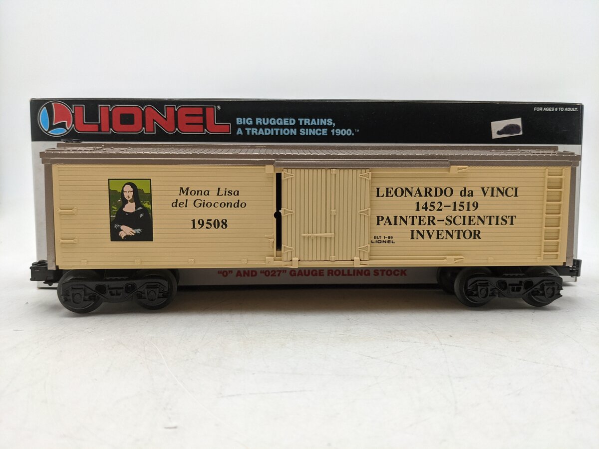 Lionel 6-19508 O Gauge Leonardo Da Vinci Reefer Car EX/Box