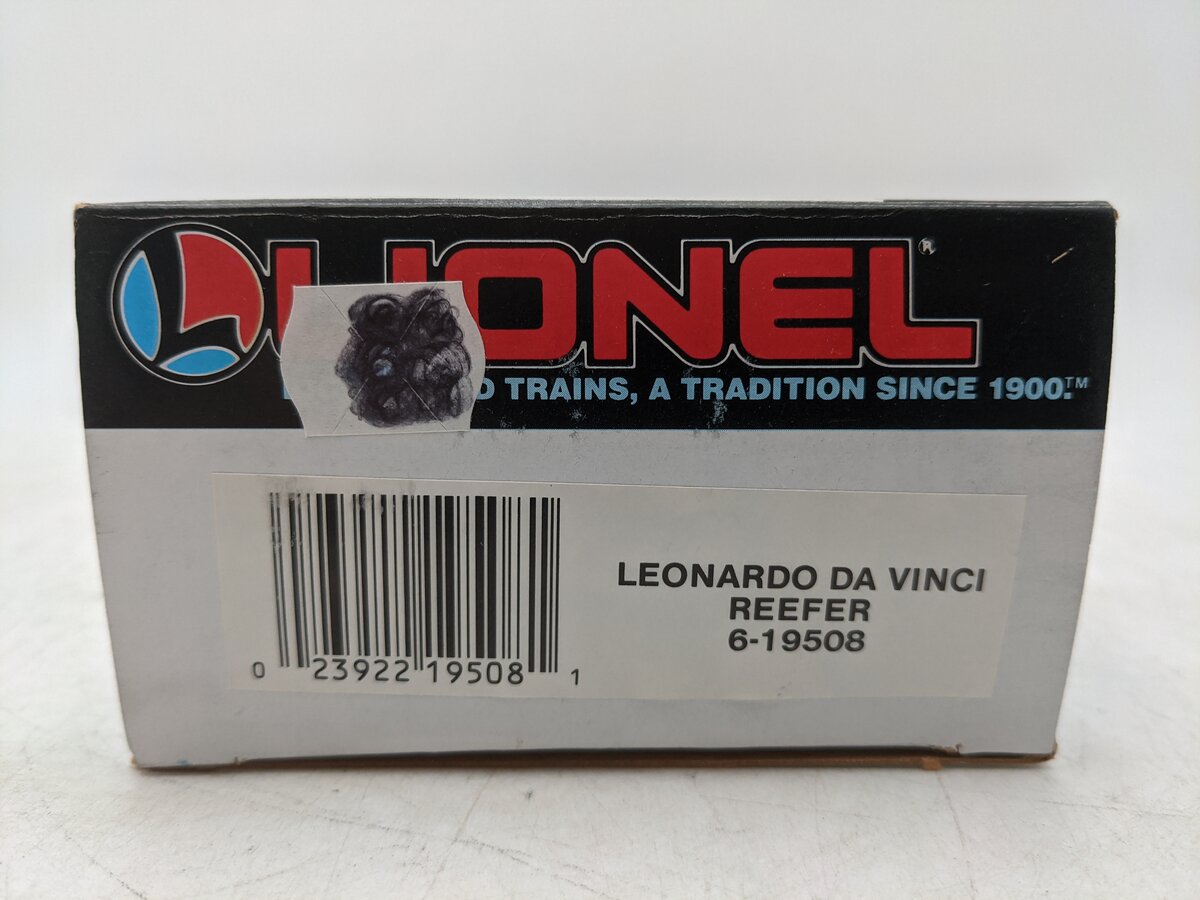 Lionel 6-19508 O Gauge Leonardo Da Vinci Reefer Car EX/Box
