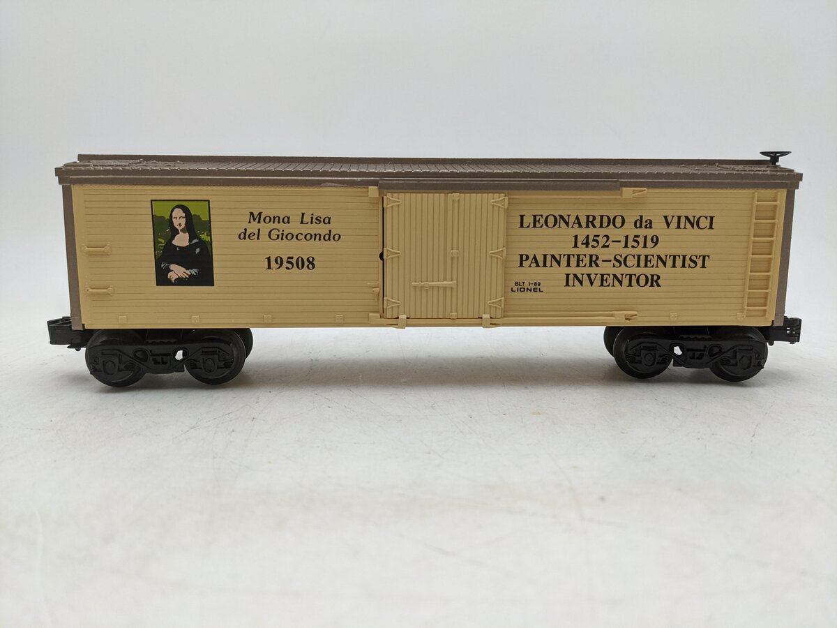 Lionel 6-19508 O Gauge Leonardo Da Vinci Reefer Car EX/Box