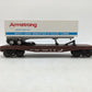 Lionel 6-17887 O Gauge LCCA Conrail Flatcar w/ Armstrong Trailer #17887 VG/Box