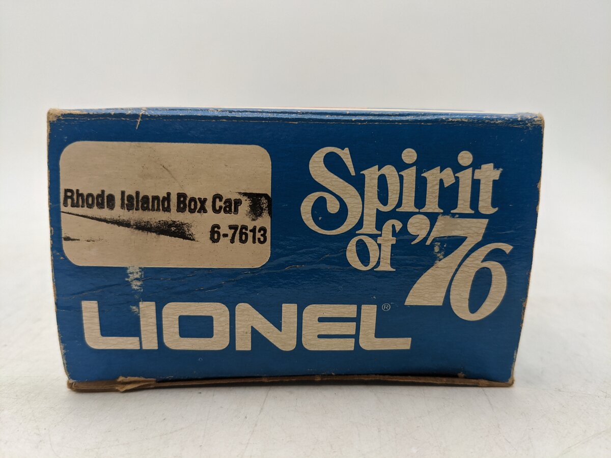 Lionel 6-7613 O Gauge Spirit of 76 State of Rhode Island Boxcar #7613 EX/Box