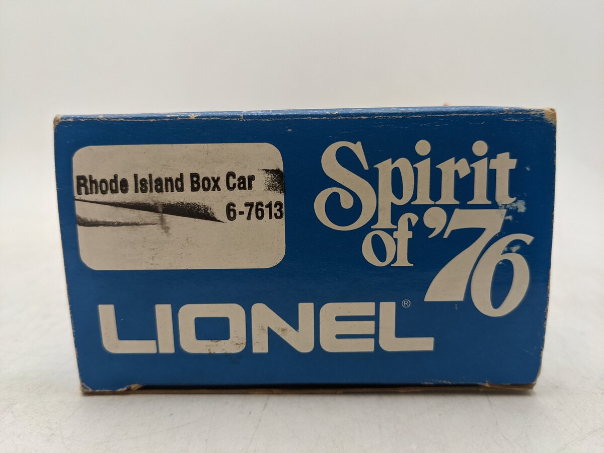 Lionel 6-7613 O Gauge Spirit of 76 State of Rhode Island Boxcar #7613 EX/Box