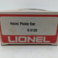 Lionel 6-9128 O Gauge Heinz Pickle Vat Car #9128 EX/Box