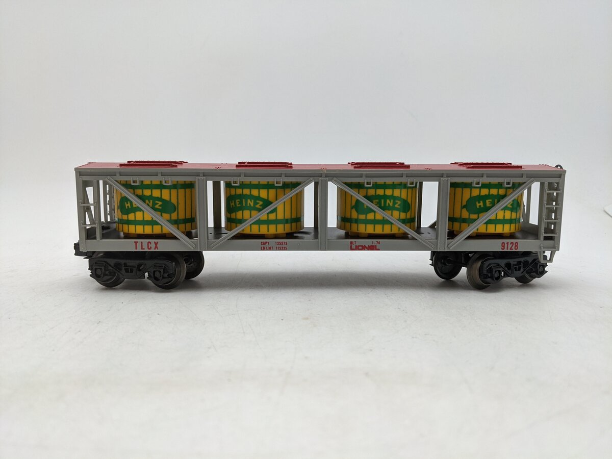Lionel 6-9128 O Gauge Heinz Pickle Vat Car #9128 EX/Box