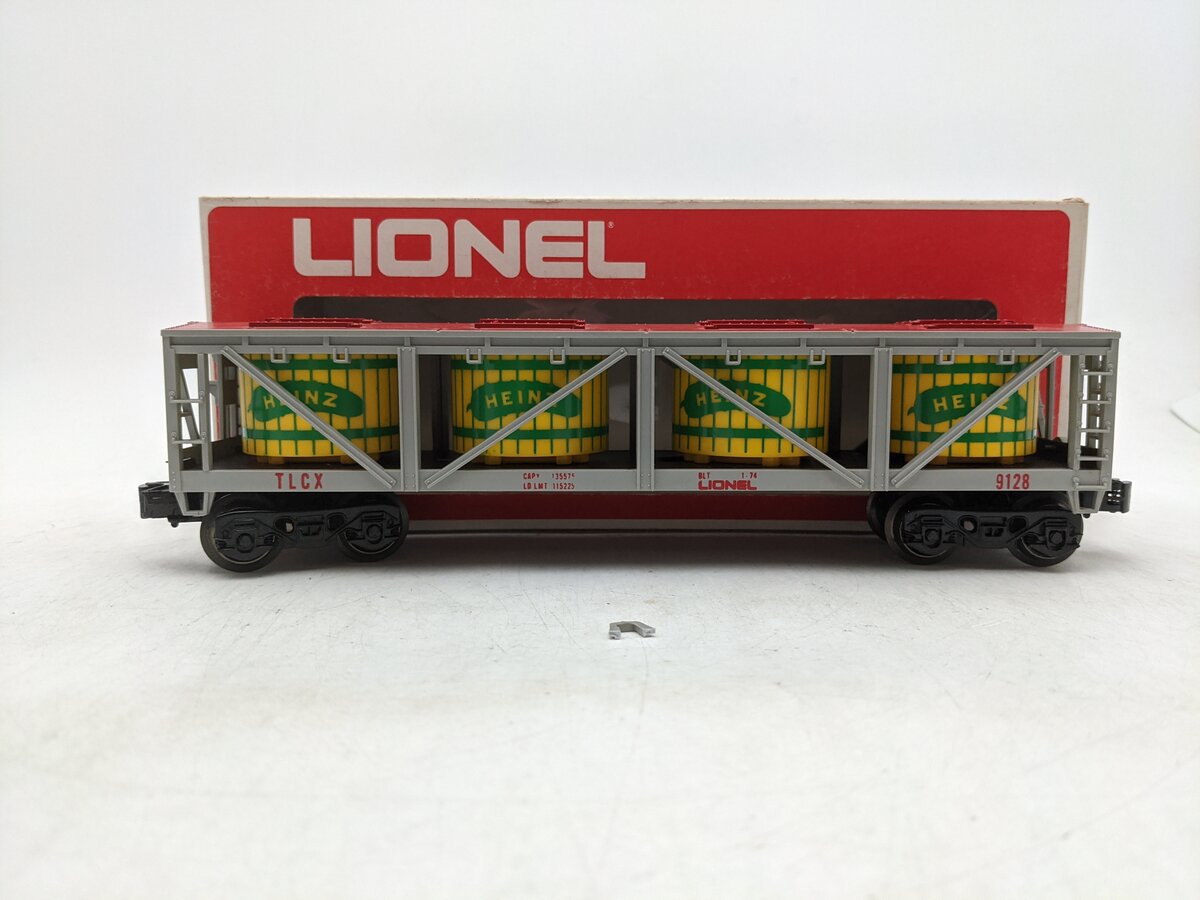 Lionel 6-9128 O Gauge Heinz Pickle Vat Car #9128 EX/Box
