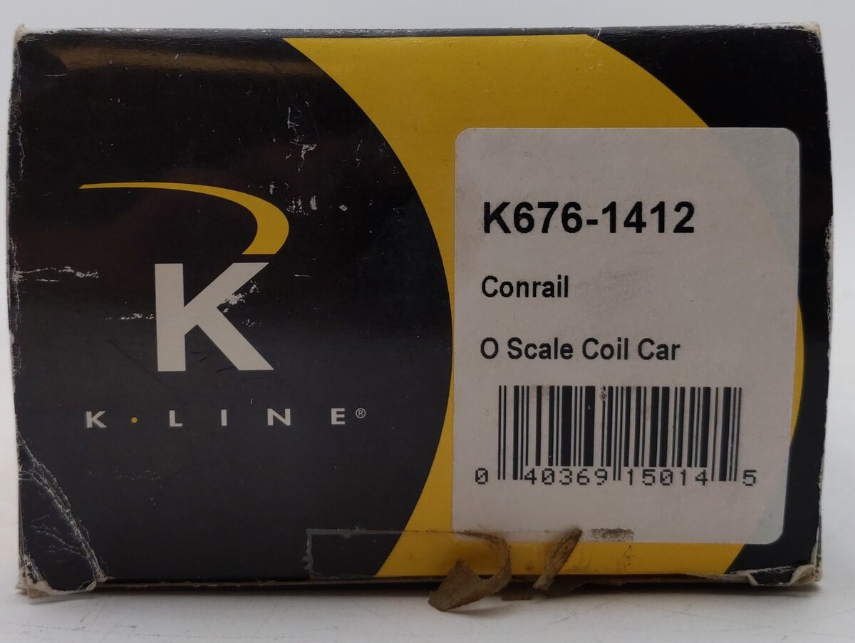 K-Line K676-1412 O Gauge Conrail Coil Car EX/Box
