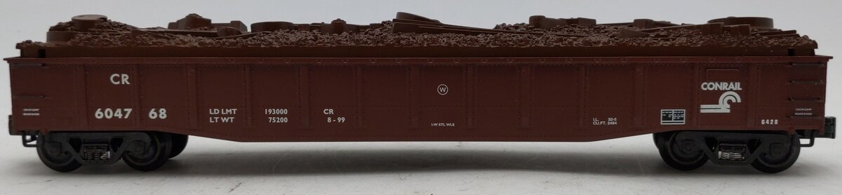 K-Line K652-1412 O Gauge Conrail Die-Cast Gondola with Scrap Load EX/Box