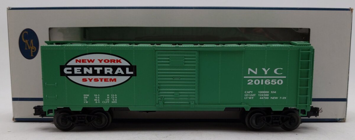 Crown Model Products O Gauge  B-108 NYC Boxcar # 201650 VG/Box