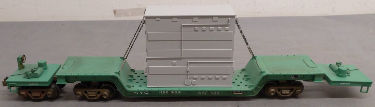 MTH 20-98145 75' NYC Depressed Flat Car VG/Box