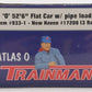 Atlas 933-1 O Gauge New Haven 52'6" Flatcar w/Pipe Load #17208 (3 Rail) EX/Box