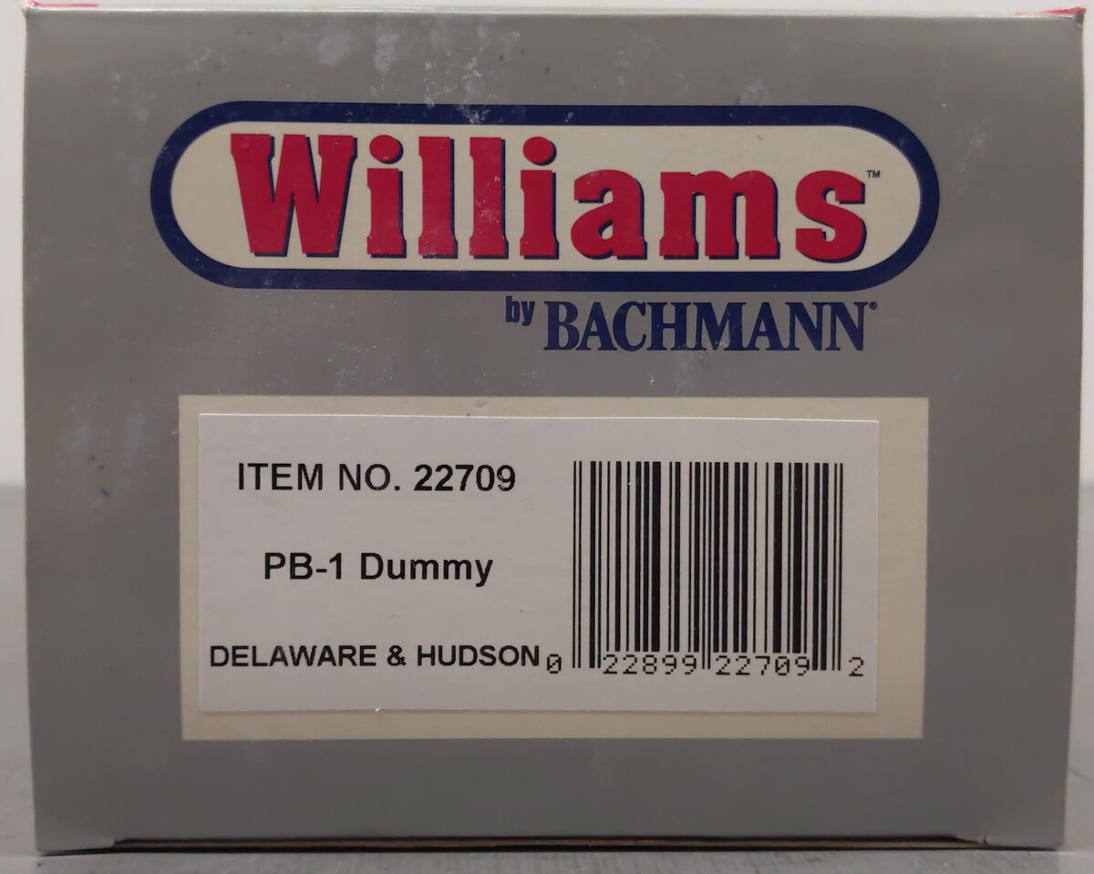Williams 22709 D&H PB-1 Diesel Locomotive B-Unit Dummy EX/Box