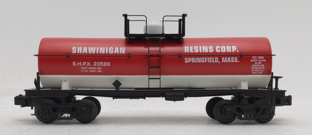 MTH 30-8117 Shawinigan Resins Corp. Die-Cast Tank Car #23589 EX/Box