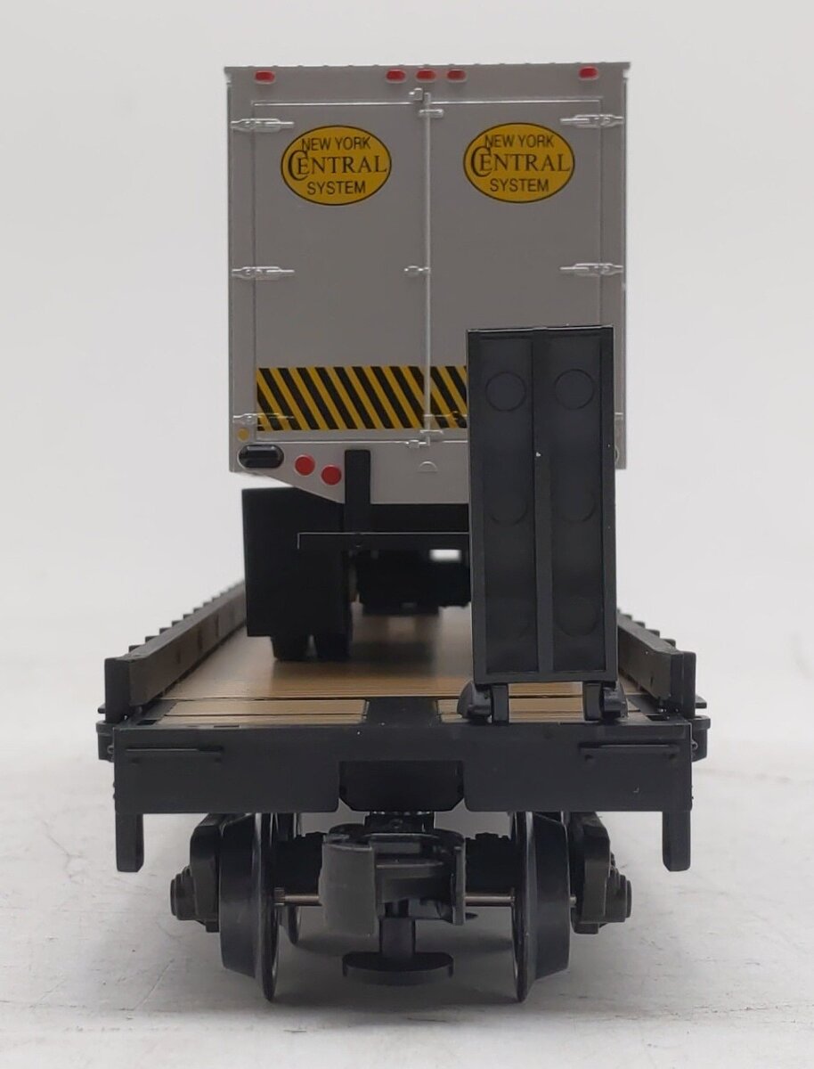 Weaver U23005LD O Gauge New York Central 50' Flatcar w/ 35' Trailer #499613 LN/Box