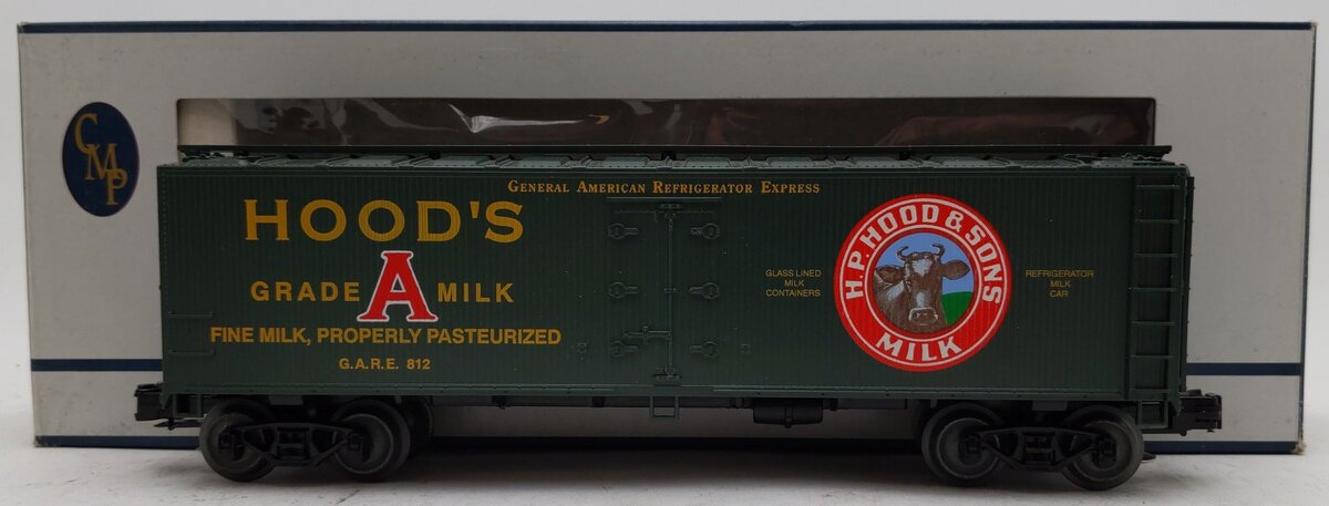 Crown R-8002 Hood's Milk Fridge Car #812 - 3 Rail VG/Box