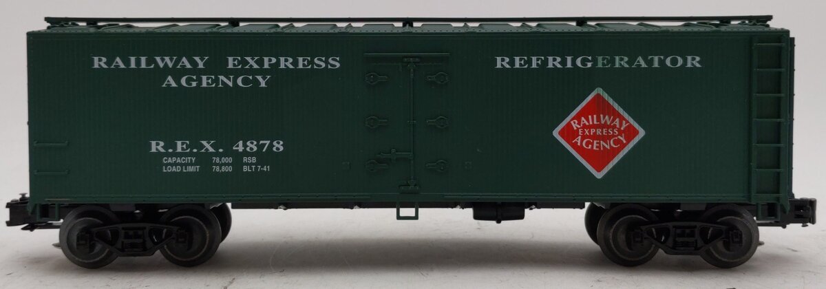 Crown R3000 O Gauge REA Reefer Car #4878 EX/Box