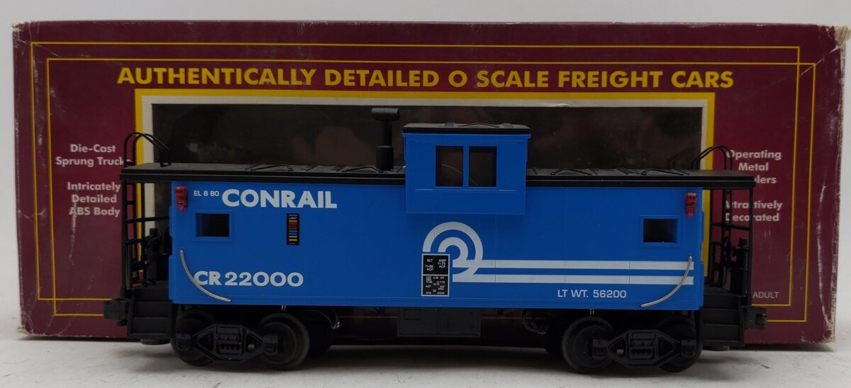 MTH 20-91012 O Gauge Conrail Extended Vision Caboose #22000 EX/Box