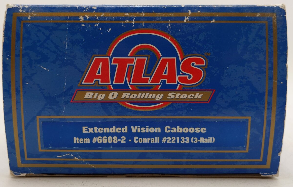 Atlas 6608-2 Conrail Extended Vision Caboose #22133 (3-Rail) EX/Box