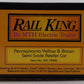 MTH 30-7809 O Pennsylvania Yellow & Brown Semi-Scale Reefer Car #97101 EX/Box