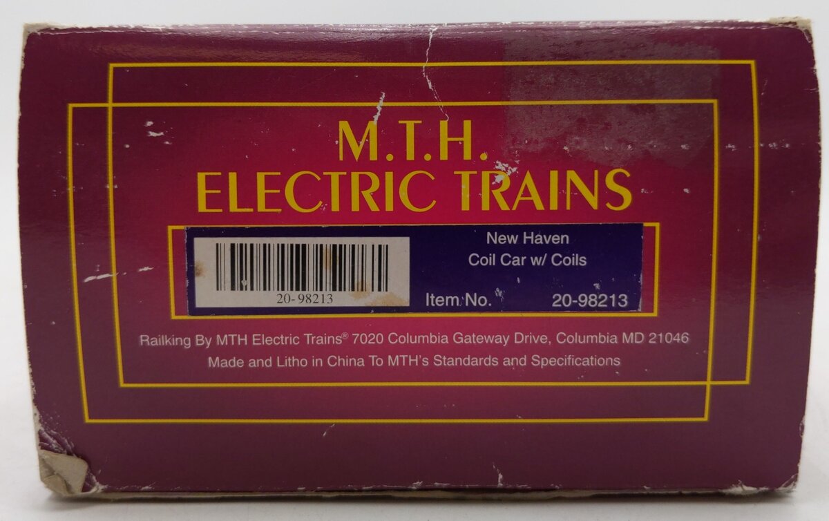 MTH 20-98213 O Gauge New Haven Coil Car with Coils #62004 EX/Box