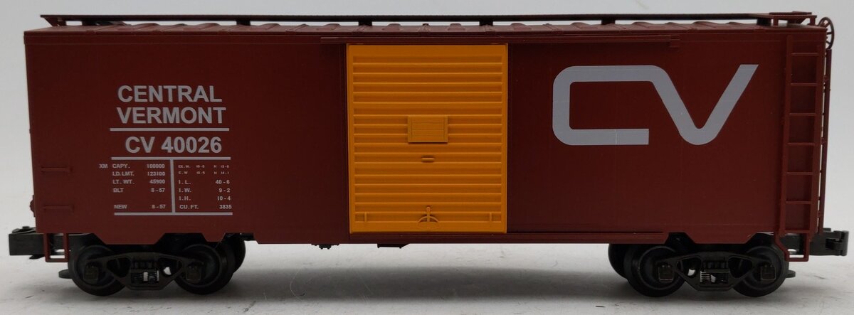 Weaver O Gauge 40026 Central Vermont 40' Boxcar #40026 EX/Box