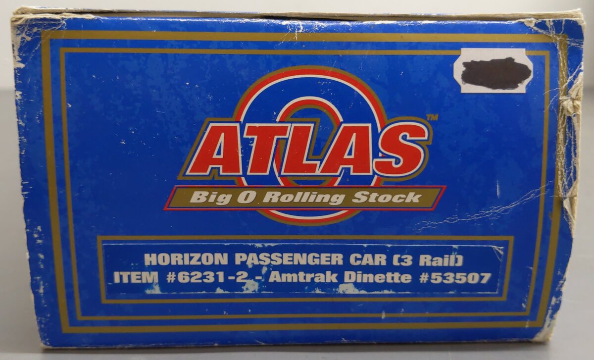 Atlas 6231-2 O Amtrak Horizon Passenger/Dinette Car #53507 - 3-Rail EX/Box