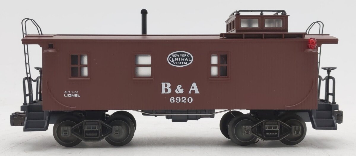 Lionel 6-6920 O Gauge Boston & Albany Woodside Illuminated Caboose #6920 EX