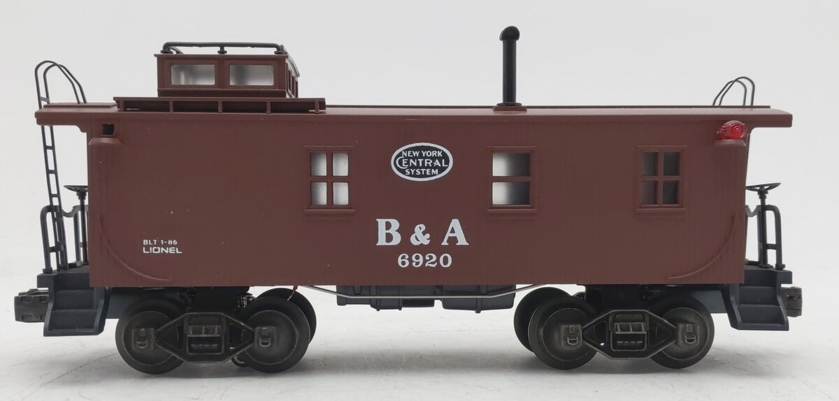 Lionel 6-6920 O Gauge Boston & Albany Woodside Illuminated Caboose #6920 EX