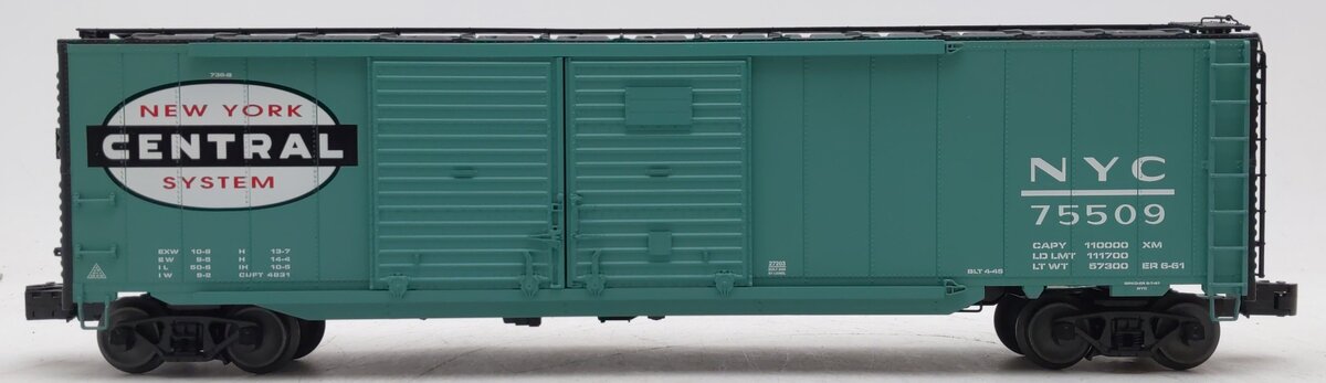 Lionel 6-27203 O Gauge New York Central Double Door Boxcar #75509 EX/Box