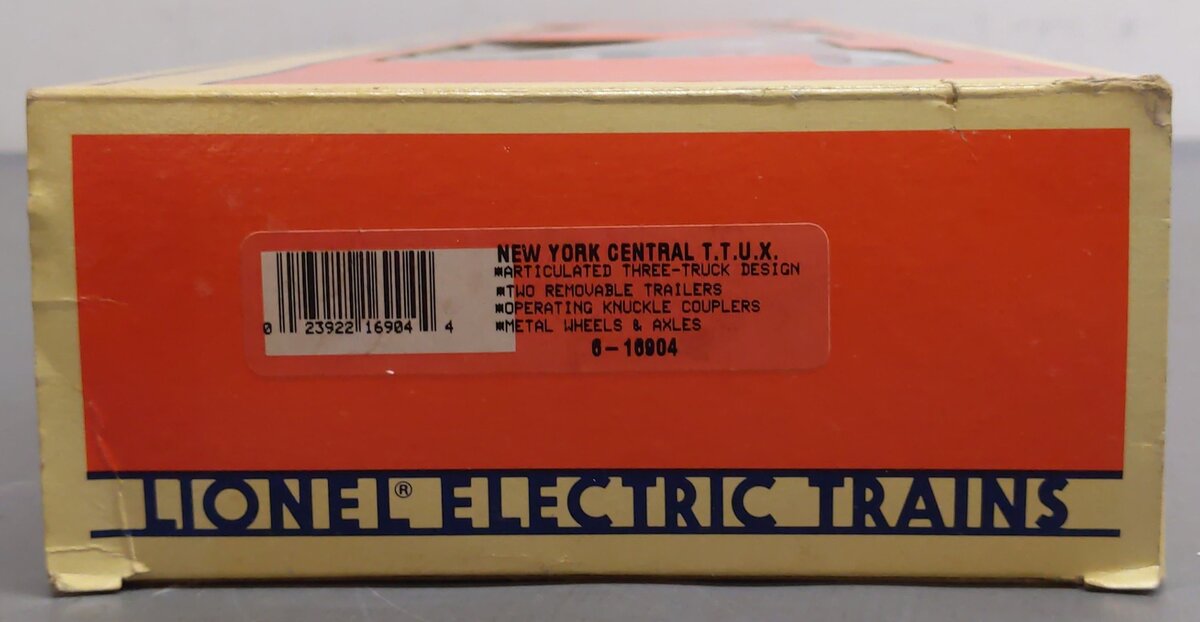 Lionel 6-16904 O Gauge New York Central T.T.U.X. Intermodal Cars VG/Box