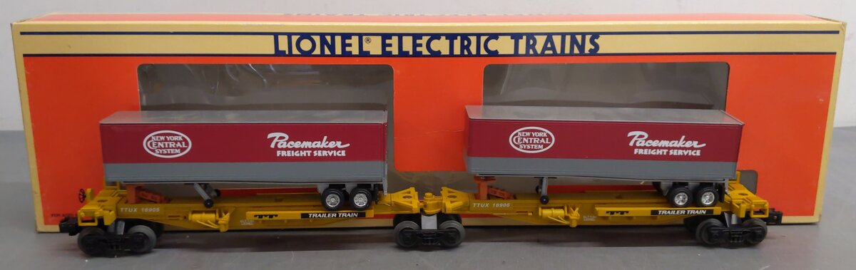 Lionel 6-16904 O Gauge New York Central T.T.U.X. Intermodal Cars VG/Box