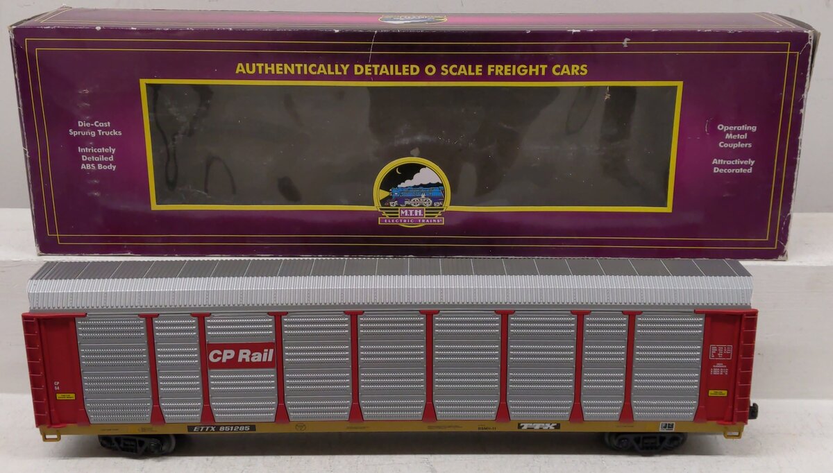 MTH 20-98736 CP Rail Corrugated Auto Carrier #851285 EX/Box