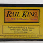 MTH 30-7806 O Gauge Burlington Semi-Scale Refrigerator Car #75285 EX/Box