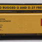 MTH 30-7806 O Gauge Burlington Semi-Scale Refrigerator Car #75285 EX/Box