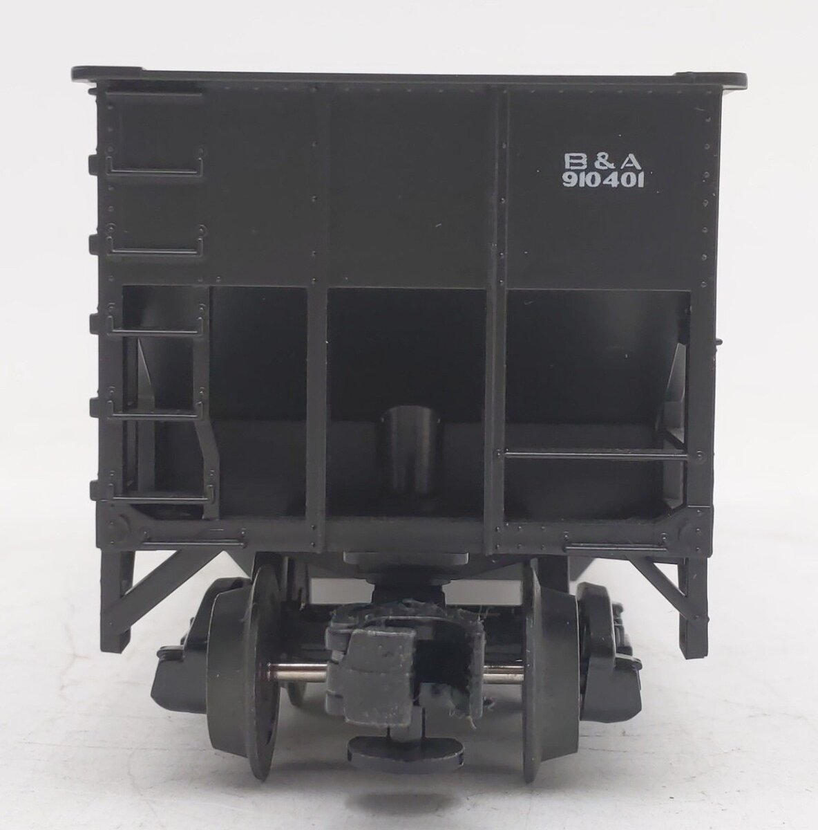 Weaver 910401 O Gauge Boston & Albany 3 Bay Ribbed Coal Car -3 Rail EX/Box
