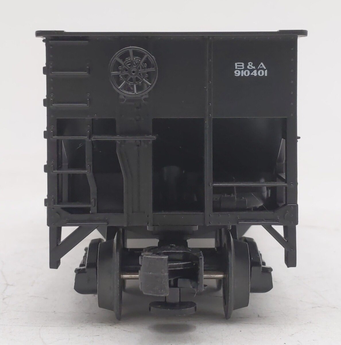 Weaver 910401 O Gauge Boston & Albany 3 Bay Ribbed Coal Car -3 Rail EX/Box