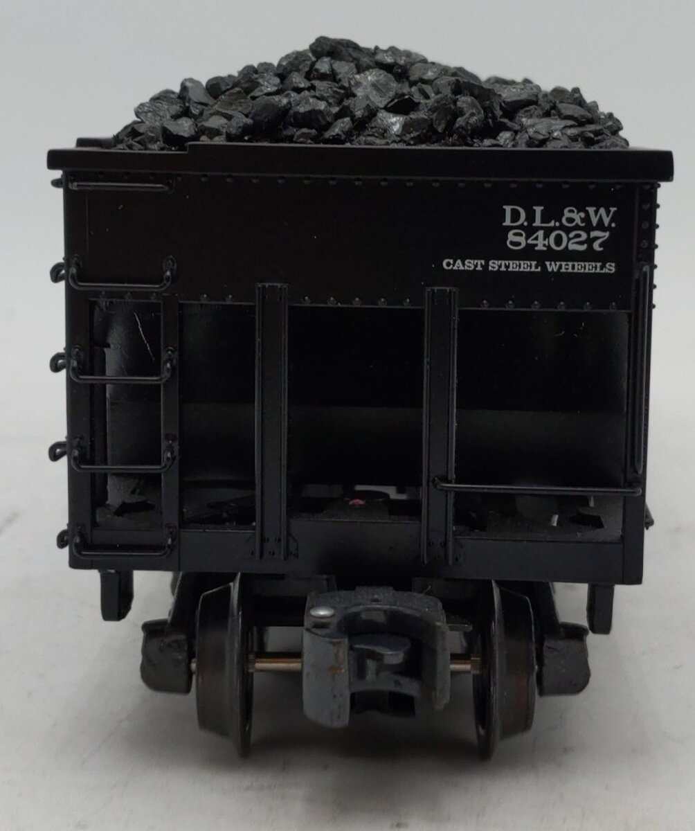 K-Line K623-1472 O Delaware, Lackawanna & Western 4-Bay Hopper w/ Load #84027 EX/Box
