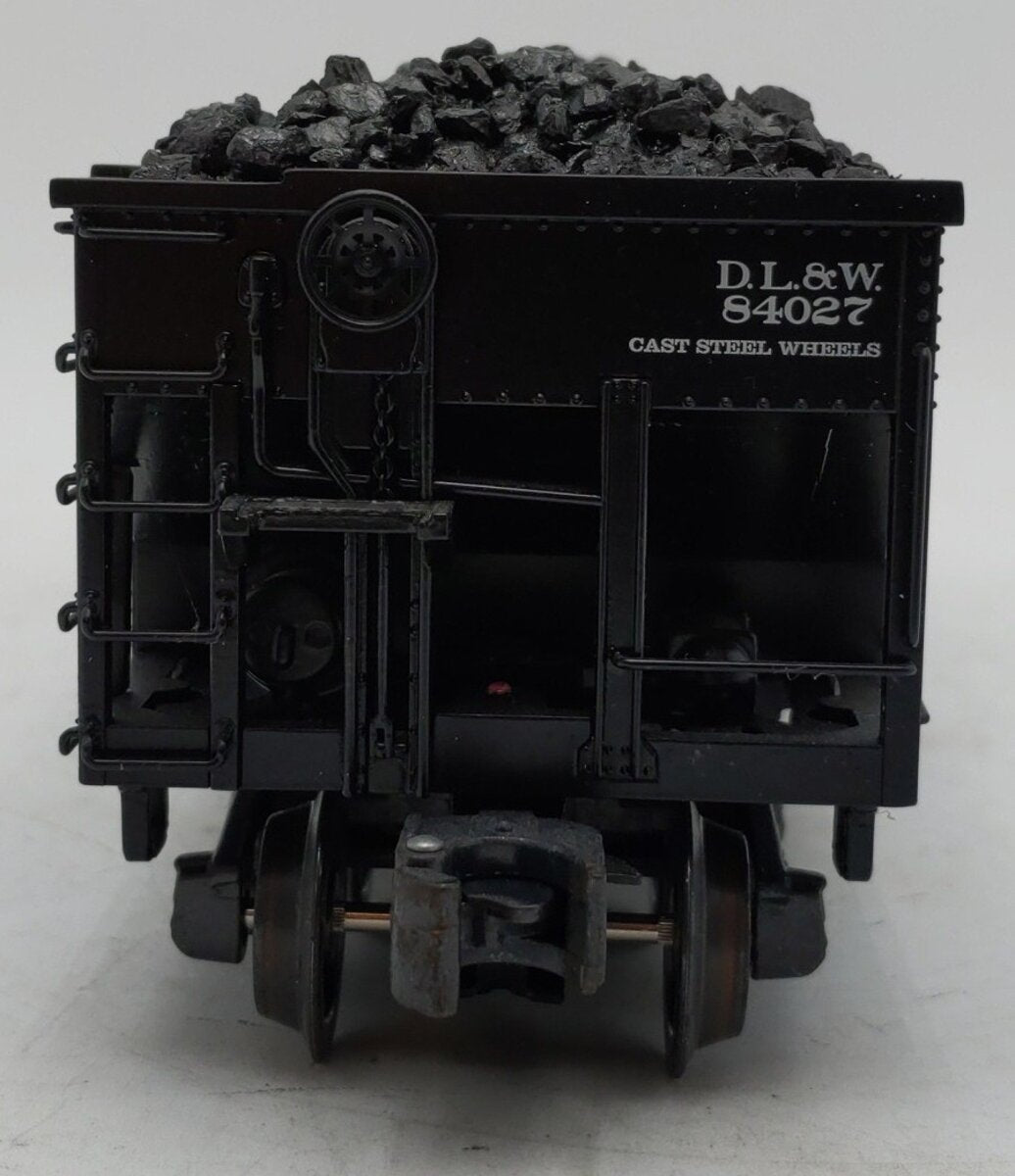 K-Line K623-1472 O Delaware, Lackawanna & Western 4-Bay Hopper w/ Load #84027 EX/Box