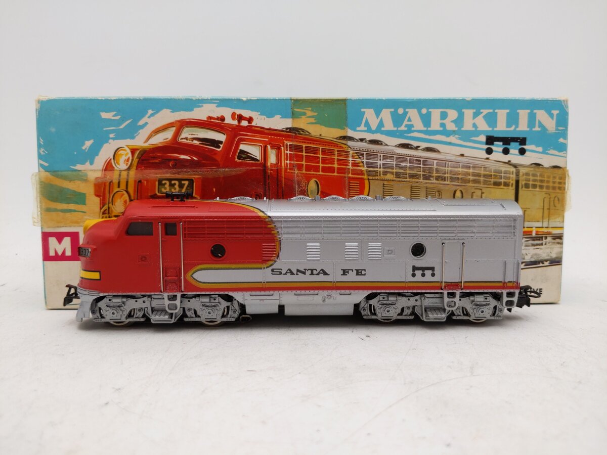 Marklin 3060 Santa Fe EMD F7 Powered Diesel Locomotive EX/Box