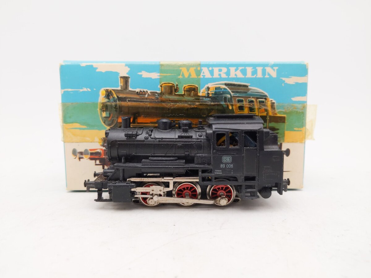 Marklin 3000 HO Scale DB Steam Locomotive #89006 EX/Box