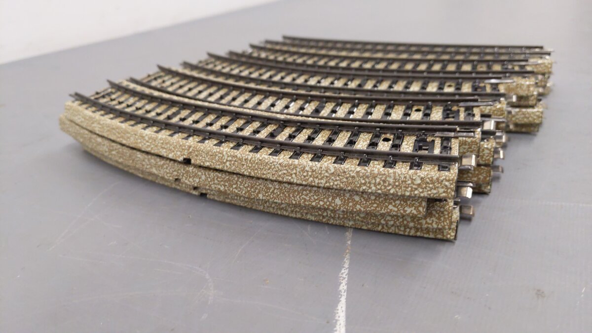 Marklin 5100 HO Scale M Track Metal Curved Track [12] EX