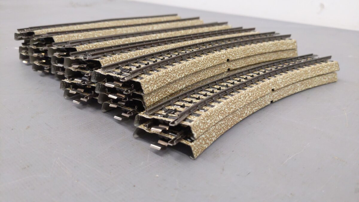 Marklin 5100 HO Scale M Track Metal Curved Track [12] EX