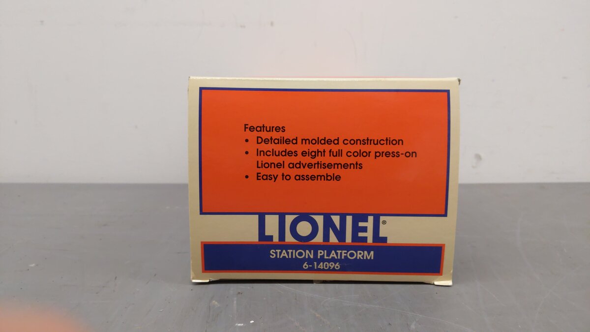 Lionel 6-14096 O Station Platform Assembled EX/Box